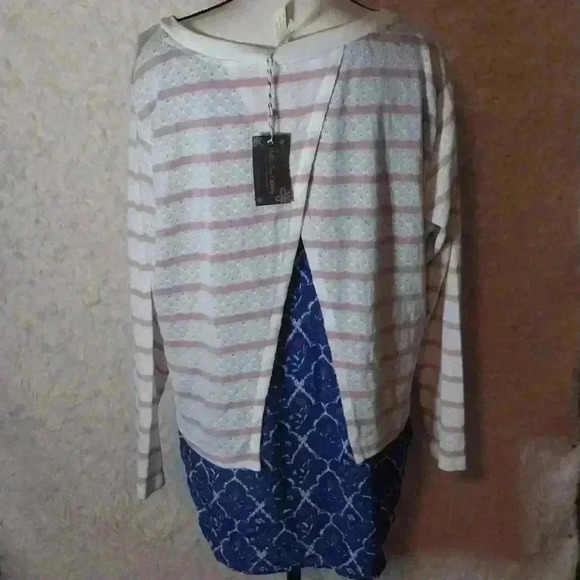 Matilda Jane Women's Sweet Indulgence Pointelle Top Sz XLarge Heart to H… - Picture 3 of 9